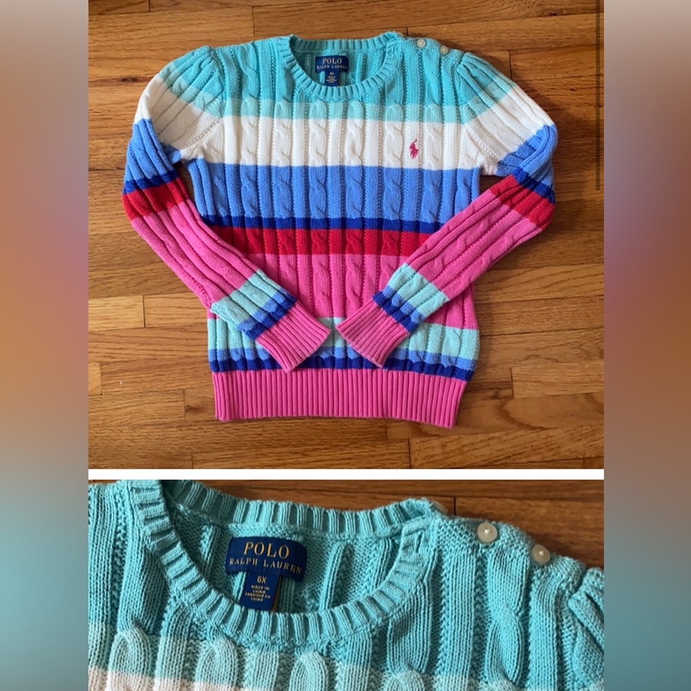 Sweater polo Ralph Lauren like new for girls.